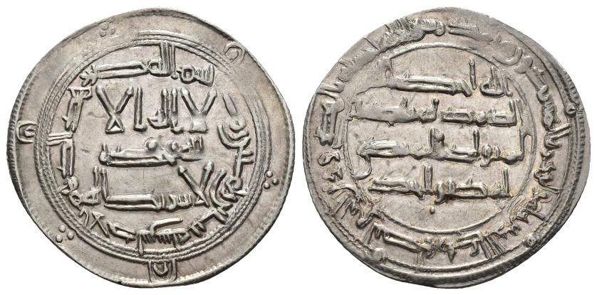 65   -  EMIRATO. AL-HAKAM I (796-821).Dírham. Al-Andalus. 182 H. AR 2,75 g. 28,5 mm. V-80. R.B.O. EBC-.