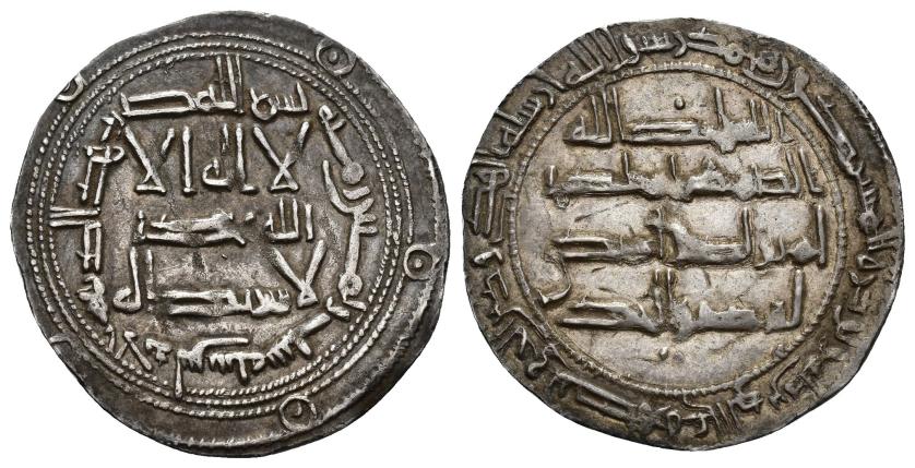 69   -  EMIRATO. AL-HAKAM I (796-821).Dírham. Al-Andalus. 186 H. AR 2,74 g. 28 mm. V-84. MBC.