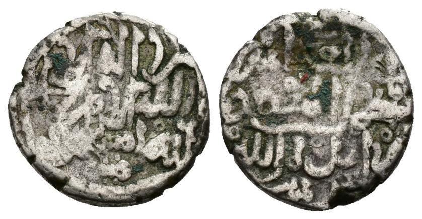 905   -  SAADÍES. ABU-L-ABBAS AHMED AL-MANSOUR, ED-DAHABI (986-1012-1578-1603). Dírham. ¿Fez /فاس ? Sin fecha. AR 1,34 g. 13 mm. Brethes-1527; A-567. BC/BC+.