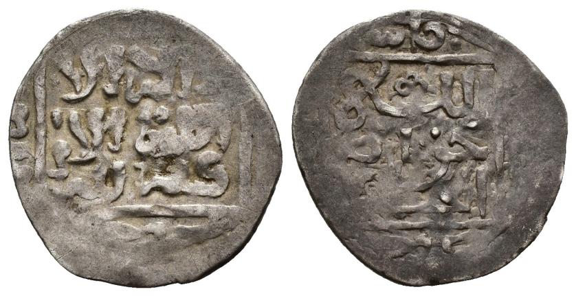 920   -  ALAUÍES. ISMA'IL AL-SAMIM B. AL-SARIF B. 'ALI (1083-1139/1673-1727). Muzuna. Fez /فاس . Sin fecha. AR 0,92 g. 17 mm. Eustache 1984-126. MBC.