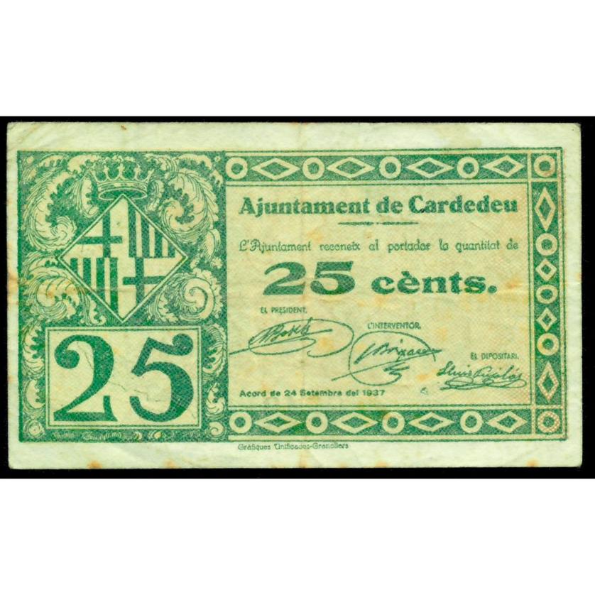 755   -  BILLETES LOCALES GUERRA CIVIL