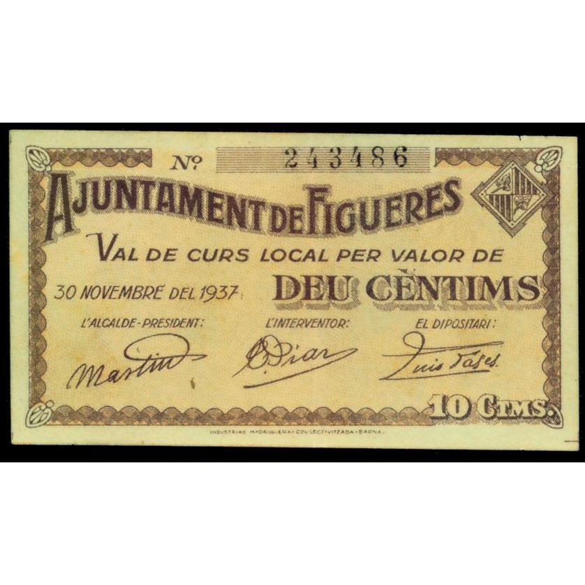 764   -  BILLETES LOCALES GUERRA CIVIL