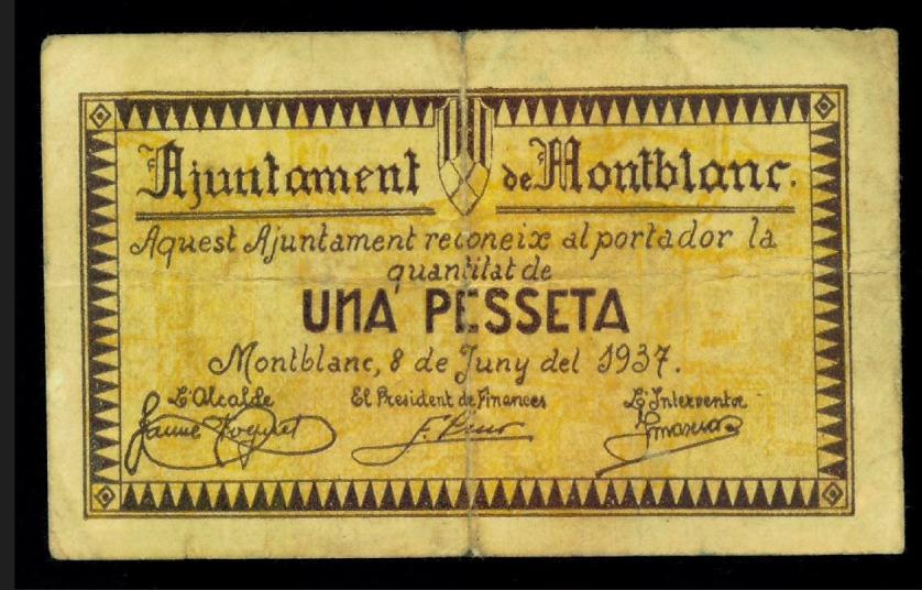 778   -  BILLETES LOCALES GUERRA CIVIL