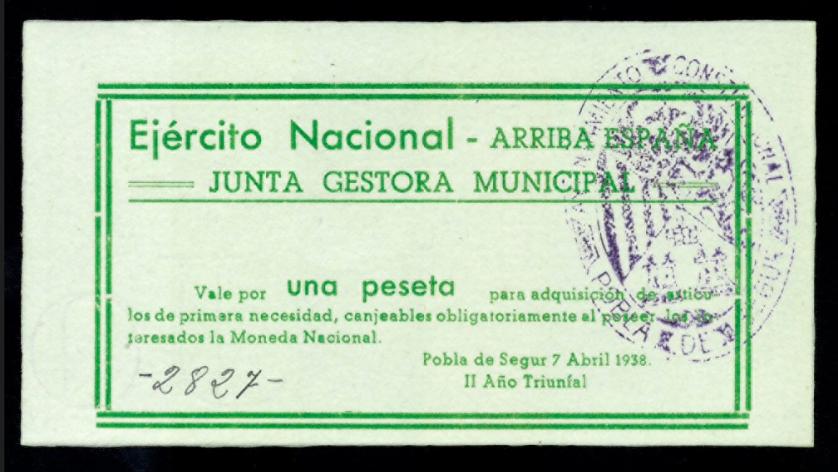 794   -  BILLETES LOCALES GUERRA CIVIL