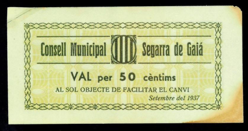 809   -  BILLETES LOCALES GUERRA CIVIL