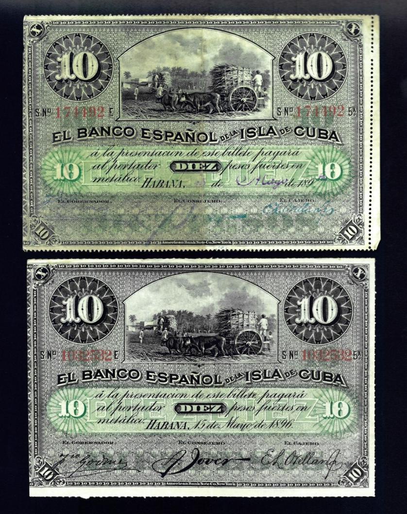 822   -  BILLETES Y ACCIONES DE CUBA