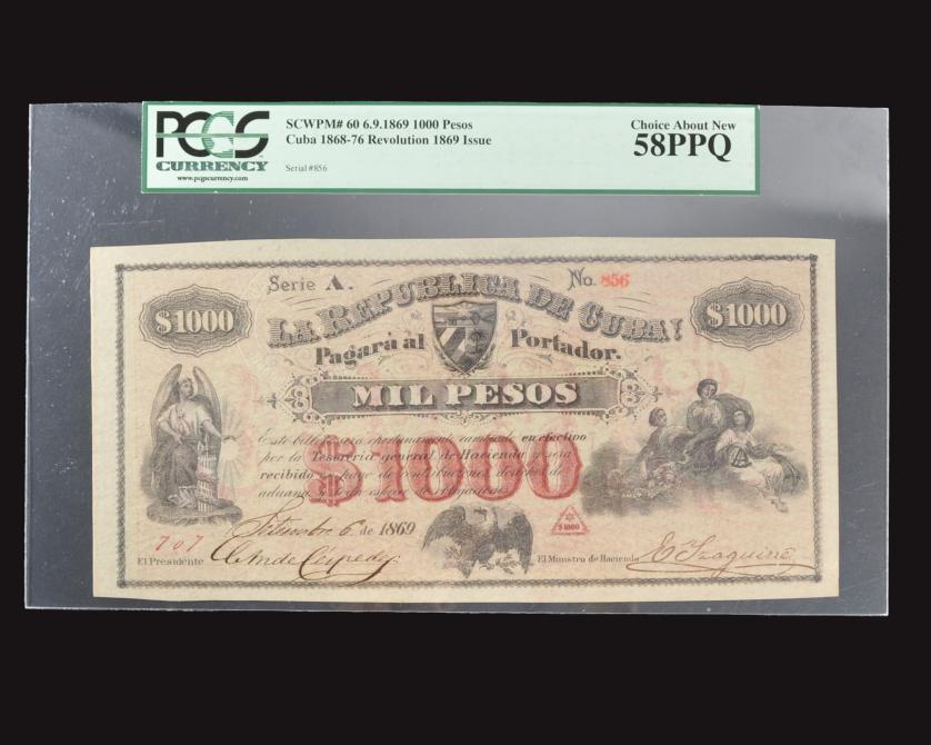 1560   -  BILLETES Y ACCIONES DE CUBA Y PUERTO RICO