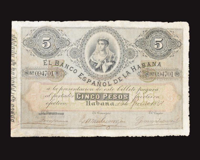 1565   -  BILLETES Y ACCIONES DE CUBA Y PUERTO RICO