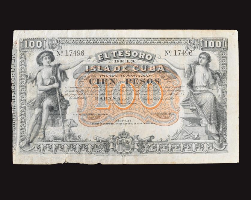 1570   -  BILLETES Y ACCIONES DE CUBA Y PUERTO RICO