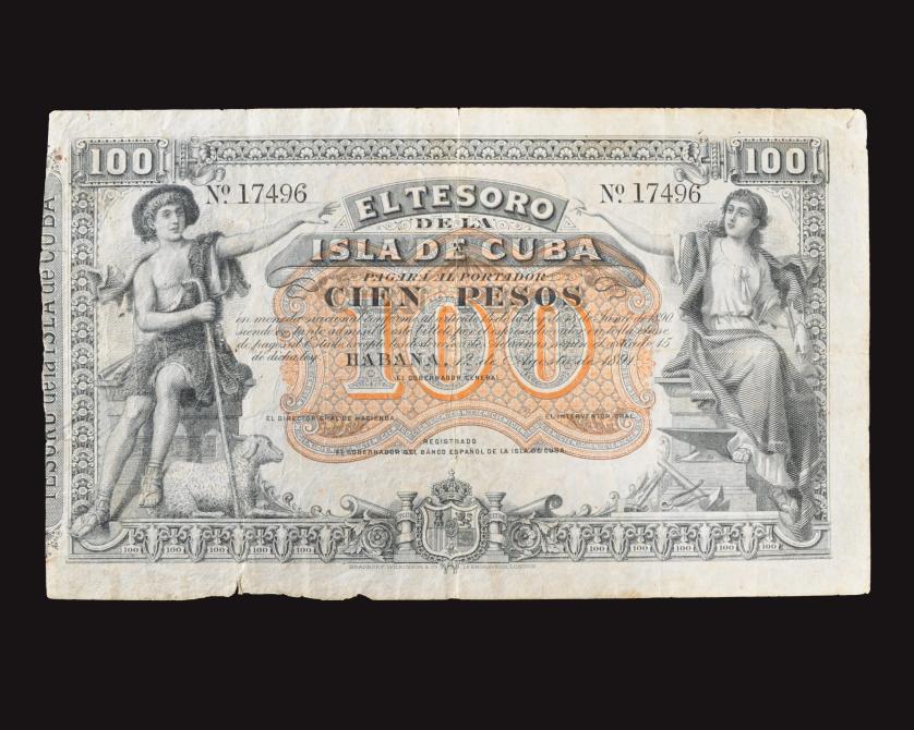 1570   -  BILLETES Y ACCIONES DE CUBA Y PUERTO RICO