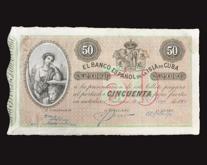 1572   -  BILLETES Y ACCIONES DE CUBA Y PUERTO RICO