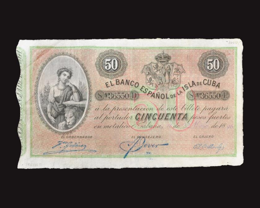 1573   -  BILLETES Y ACCIONES DE CUBA Y PUERTO RICO