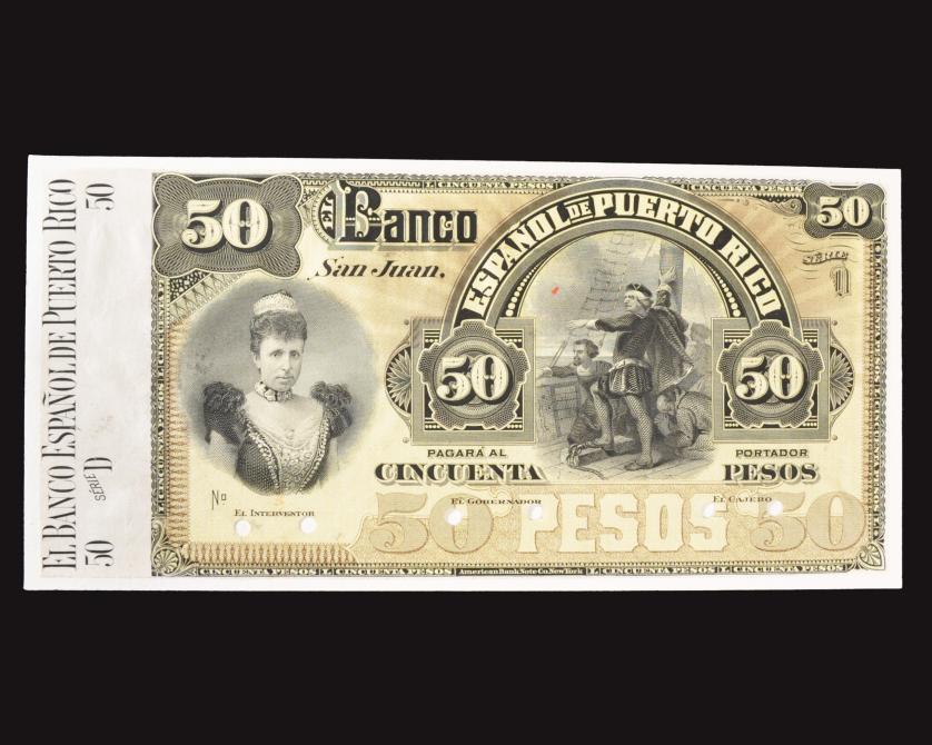 1575   -  BILLETES Y ACCIONES DE CUBA Y PUERTO RICO