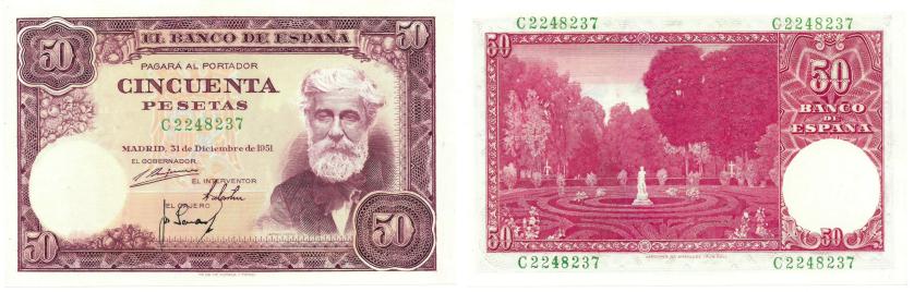 1443   -  BILLETES ESPAÑOLES