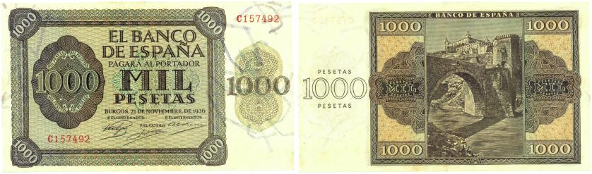 739   -  BILLETES ESPAÑOLES