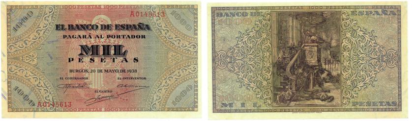 745   -  BILLETES ESPAÑOLES